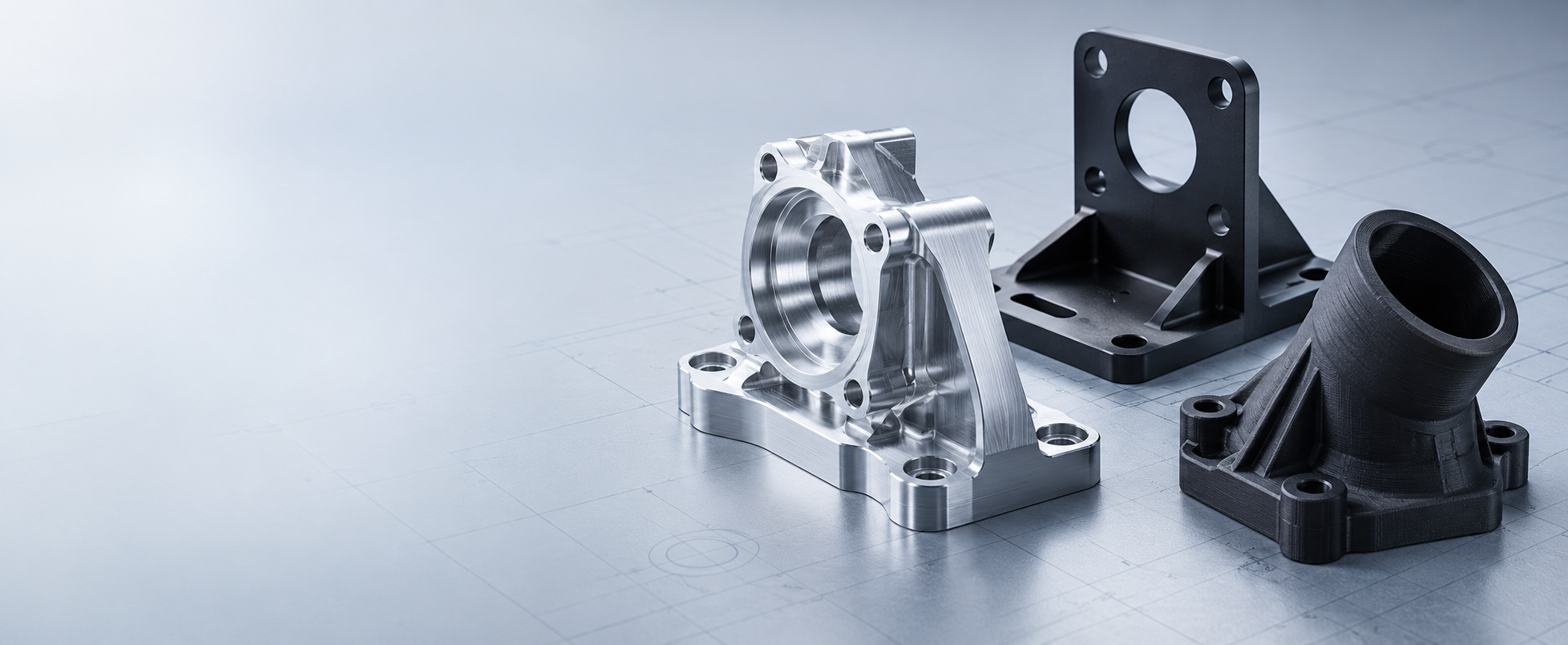 Precision aluminium, steel and engineering polymer components