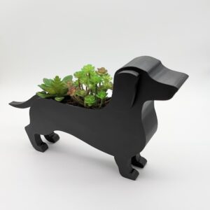 Unique Dachshund Planter Pot
