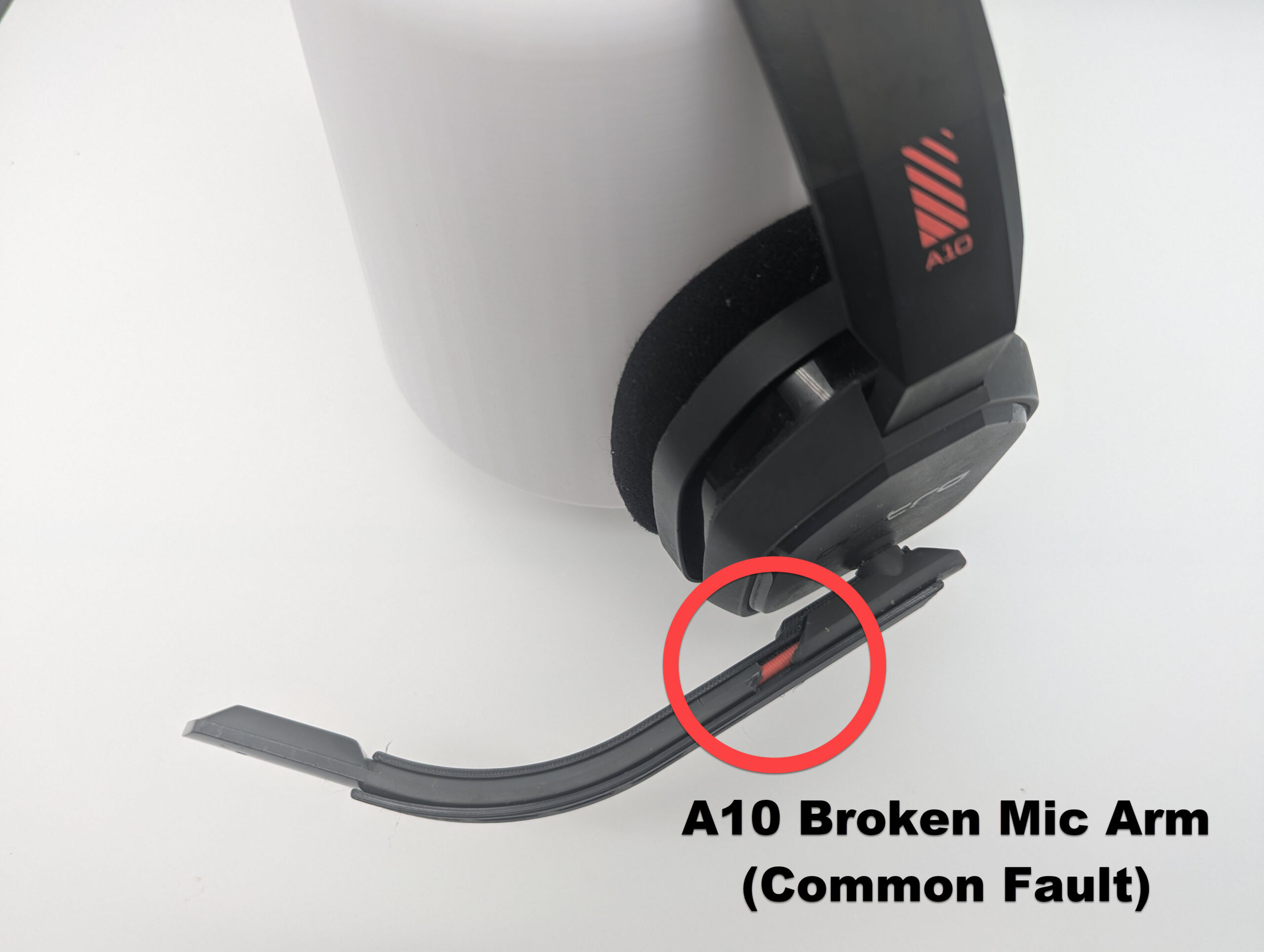 Astro A10 1st Gen Headset Mic Repair Bracket - Image 6