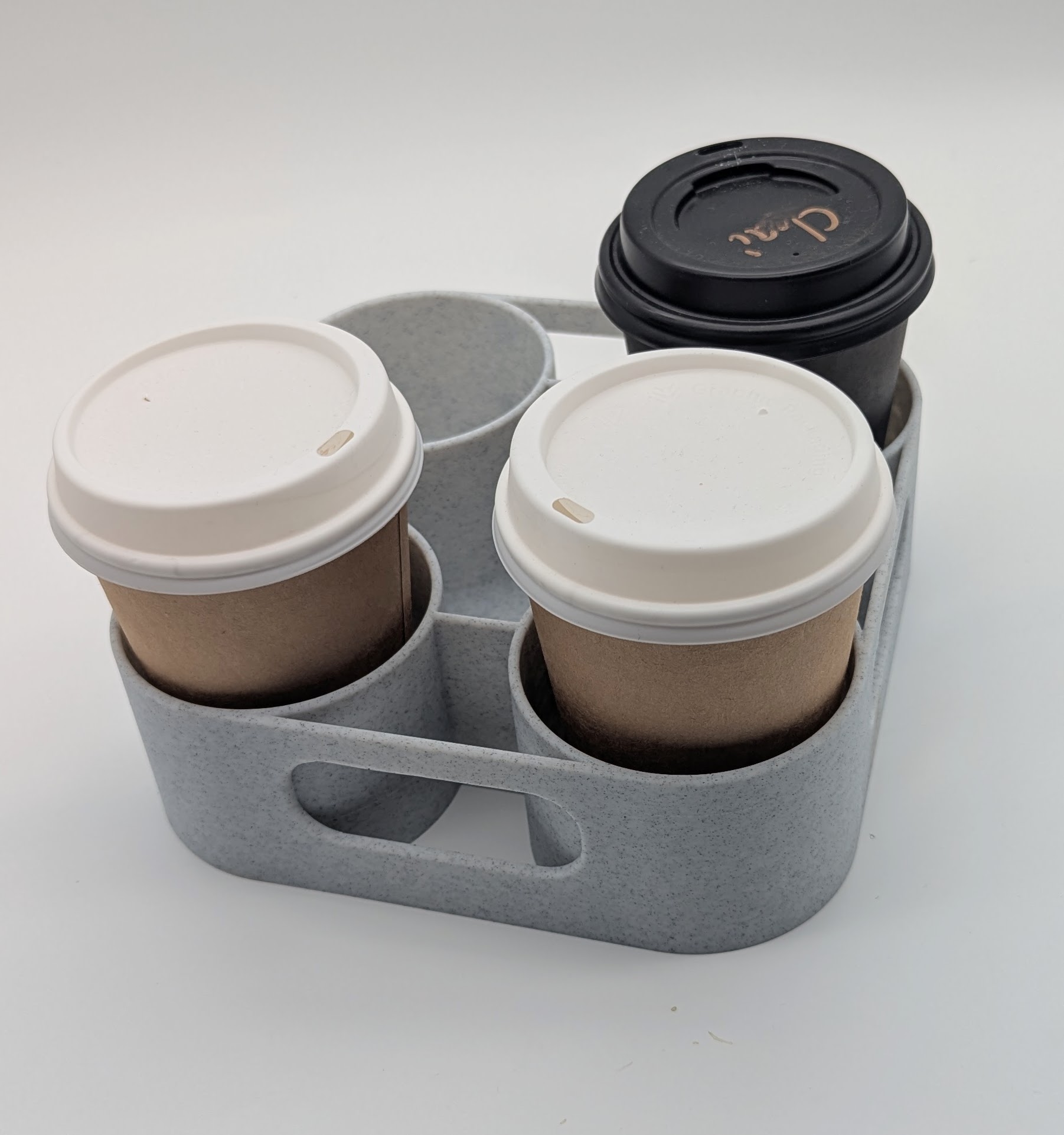 Multi-Purpose Cup Tray – 4 Cups & Essentials Holder for Coffee, Beach, Car, Picnic, or Desk - Image 9