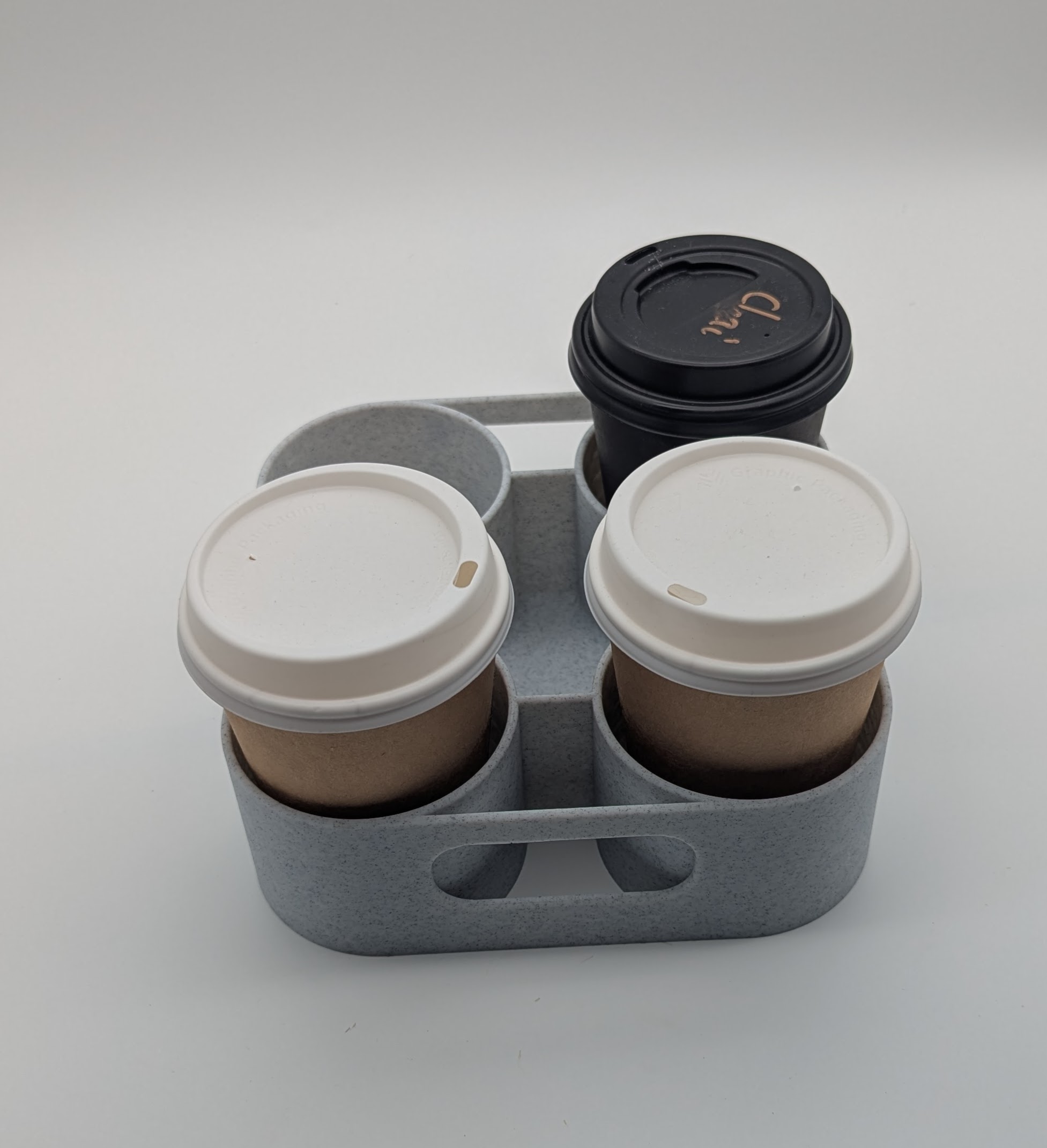 Multi-Purpose Cup Tray – 4 Cups & Essentials Holder for Coffee, Beach, Car, Picnic, or Desk - Image 7